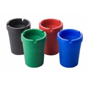 Plastic Cigarette Butt Bucket – Assorted Colours – Pack of 48