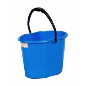 15L Plastic Bucket – Handle – No Lid – Pack of 5