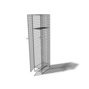 Wire Metal Locker – Powder Coated Steel Mesh – Single – 1 Door – 1 Tier