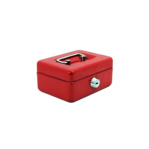 Steel Cash Box – 12 x 9 x 6cm – Colour Options