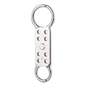 Lockout Hasp – Aluminium – Dual Jaw Clearance – Holds 8 Locks – 15.2 x 5.5cm