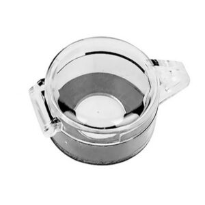 Lockout Emergency Stop – Plastic – Clear -22 Dia – 7 x 5.5 x 2.25 cm