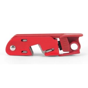 Lockout Circuit Breaker – Grip Tight – Small – Steel – Red – 9 x 4.5 x 2cm