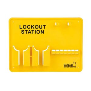 Lockout Station – Holds 7 Locks – 38.5 x 29 cm