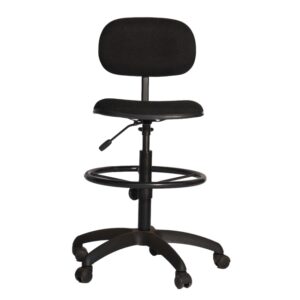 Draughtsman Chair – Fabric – Black