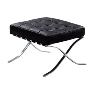 Footstool – Barcelona – Von Der Rohe – Pleather – Colour Options