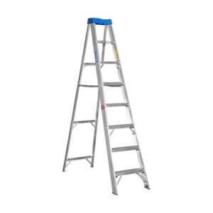 Aluminium Step Ladder – Single Sided – Medium Duty – 8-Step – 2.40m