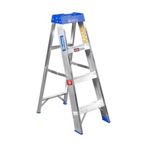 Aluminium Step Ladder – Single Sided – Medium Duty – 4-Step – 1.22m