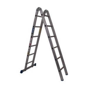 Aluminium Dual Purpose Ladder – 6 Steps – Double Sided – 3.65m