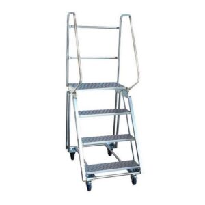 Mobile Safety Step Ladder – Mounty Rollstep – 4 Step – 1.85m High