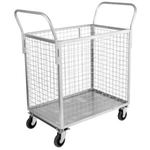 Mesh Box Truck – Trolley – 122 x 61 x 97 cm – Carrying capacity 500kg