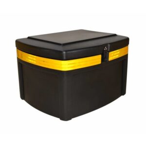 Delivery Bike Box – MKIV – Reflective Tape – Plastic – 68 x 53 x 44 cm – Colour Options