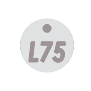 Plastic Locker Numbering Plate – Aluminium