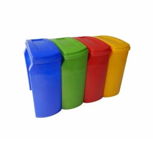 Recycle Bin with Lid – Plastic – 21L – 39 x 20 x 44 cm