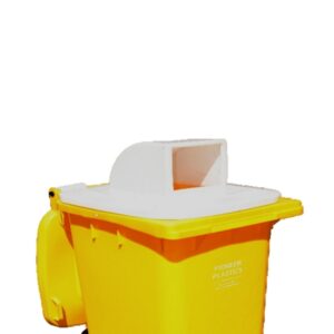 Wheelie Bin Hood – Plastic – Single – Suitable for 240L Bin – 55 x 61 x 26 cm