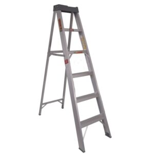 Aluminium Step Ladder – Single Sided – Heavy Duty Industrial – 16-Step – 4.80m