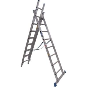 Aluminium Ladder – 5-IN-1 – 10 Rung – Double Sided – 5.2m