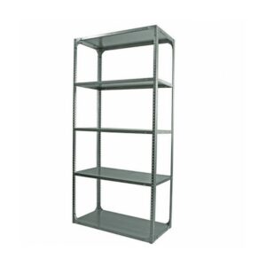 Bolted Shelving Steel Bay 5 Shelves – Uni-Angle – Five Shelf Kit – Galvanised – 365.8 x 91.4 x 76.2 cm