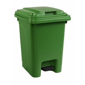 Plastic Pedal Bin – Foot Operated – 60L – Green