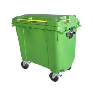 660L Wheelie Bin – 4 Wheel – Bulk Bin – Plastic – Green