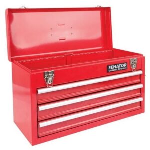 Senator Steel Tool Chest – 3 Drawers – 30kg Capacity – 30.4 x 52 x 21.8 cm
