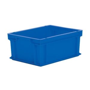 Matlock Euro Container – Polypropylene – 40 x 30 x 17 cm – Food Approved – Stackable – Chemical Resistant – Blue