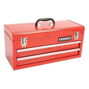 KennedyPro Steel Tool Chest – 2 Drawers – 30kg Capacity – 22.8 x 53.4 x 21.8 cm