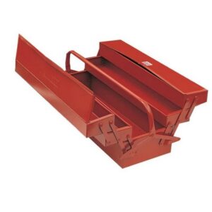 Kennedy Steel Tool Box – 4 Trays – Red – 56 x 20.5 x 20.5 cm