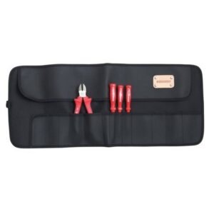 Kennedy Tool Roll – PVC – 14 Pockets – Black – 65 x 27 cm