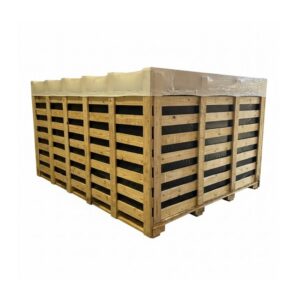 Slatted Wooden Crate – 4 Way Entry – 120 x 100 x 100cm