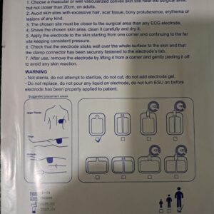 Diathermy Disposable electro pads