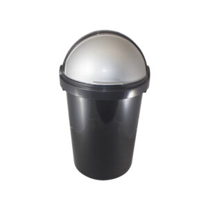 25L Black Dustbin