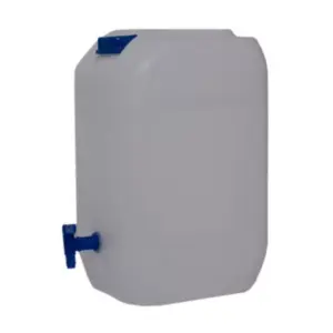 25L Poly Container 1000g With Tap & Lid Bulk 108 Units