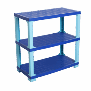 Canteen Twiggy 3 Tier Plastic Shelving