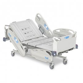 4 Crank ABS Hospital Bed with Mattress and Dripod – 5 Function