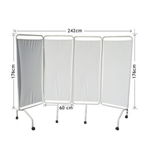 Bedside Screen 4 Fold (With Curtain) – BS4F
