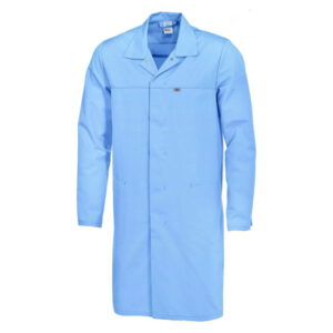 Bierbaum-Proenen BP Laboratory Coat Size LN, Light Blue 65% Polyester / 35% Cotton 1/1 Arm, Unisex
