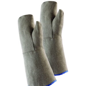 Fist Gloves H2110040 up to 900°C, E-glass fabric w. HT coating, length ca. 400mm, pair