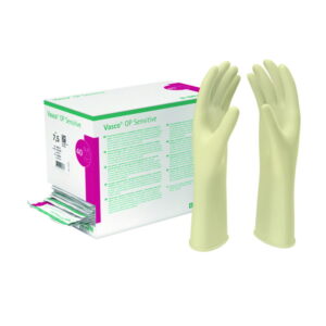 B. Braun Vasco OP Gloves, Size 7 OP Sensitive, Latex, Powder-Free, Sterile, Pack of 40 Pair