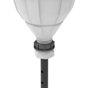 SCAT Funnel with Ball “ARNOLD” V2.0 S50 PE-HD White with Lance (220 mm)