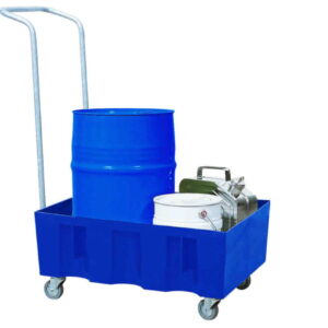 Asecos Drain Tray 725x525x380 mm PE, Payload 120 kg, Without Grating, With Reels