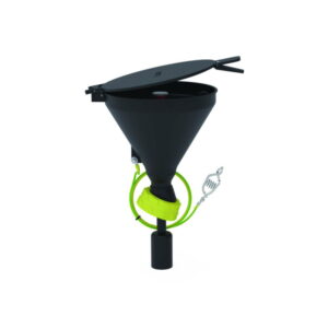 Bohlender b.safe Funnel 180 S 60 – Ø 180 mm, Black, with Level Indicator, Static‑Dissipative PE‑EX