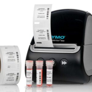 CryoSTUCK® labels for frozen surfaces 1″ x 1″ / 25.4mm x 25.4mm roll with 750 labels