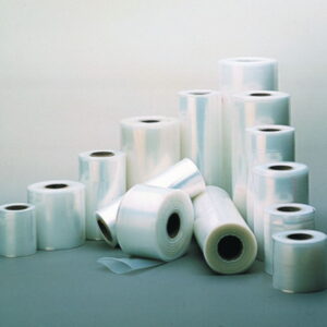 Plastic film 80×0.05 mm tubular, transparent in rolls of 25 m