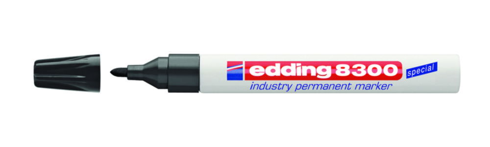 Edding Permanent Marker 8300 Industry Black, Line Width 1.5 - 3 mm