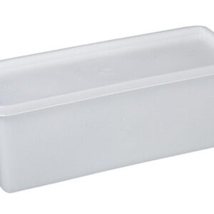 Bürkle All-Purpose Can Square 2000 ml, Suitable for Freezing, 255x103x94 mm, PE Transparent