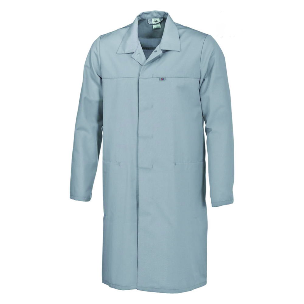Bierbaum-Proenen BP Laboratory Coat Size MN, Light Grey 65% Polyester / 35% Cotton 1/1 Arm, Unisex