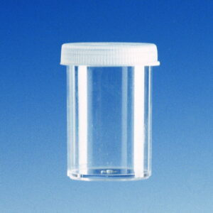 BRAND Sample Beakers 12ml PS with Lid, PE, Pack of 1000