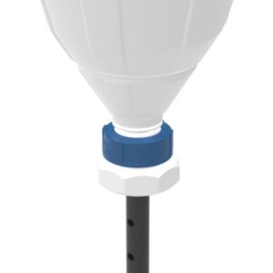 SCAT Funnel with Ball “ARNOLD” V2.0 S70/71 PE-HD White with Lance (220 mm)