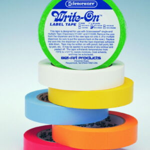 Bel-Art Adhesive Tape, White 19 mm x 36.4 m, Write-On